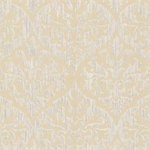 Sumatra Gold Ikat Damask