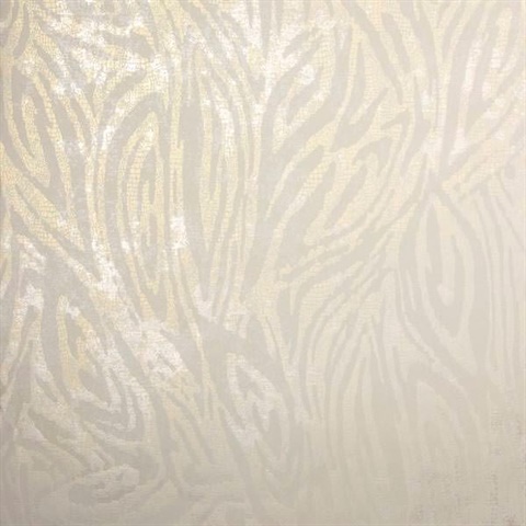 Tempest Champagne Abstract Zebra