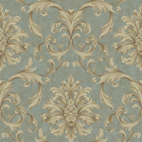 Ornate Scroll Damask