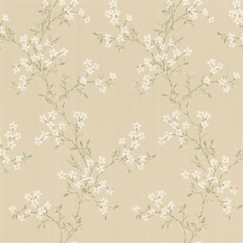 Altha Beige Jasmine Trail