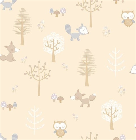 Forest Friends Taupe Animal