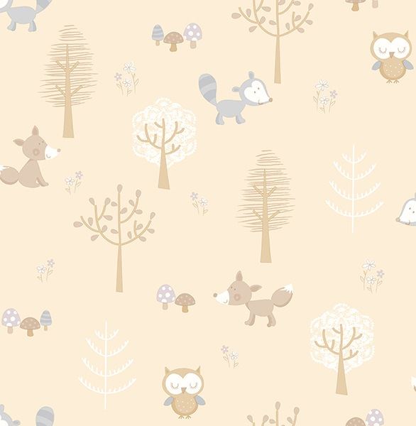 Forest Friends Taupe Animal 2679