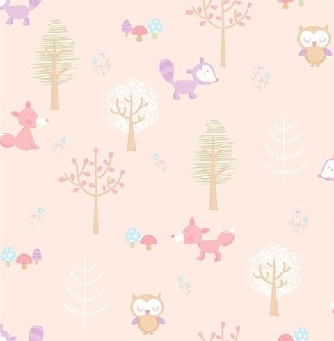 Forest Friends Pink Animal