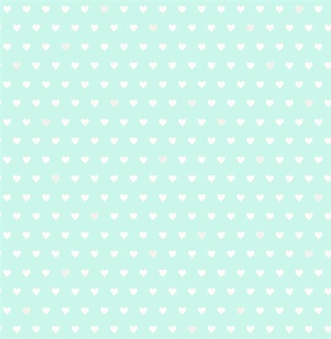 Small Hearts Aqua Hearts