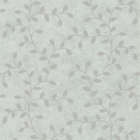 Paulette Grey Trailing Leaves