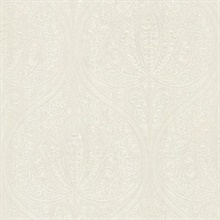 Paolina Champagne Embossed Large Damask