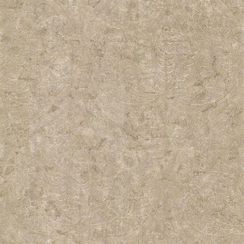 Paolina Bronze Embossed Large Damask