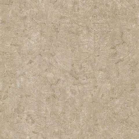 Paolina Bronze Embossed Large Damask