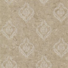 Benza Bronze Small Textured Damask