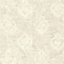 Benza Light Grey Small Textured Damask