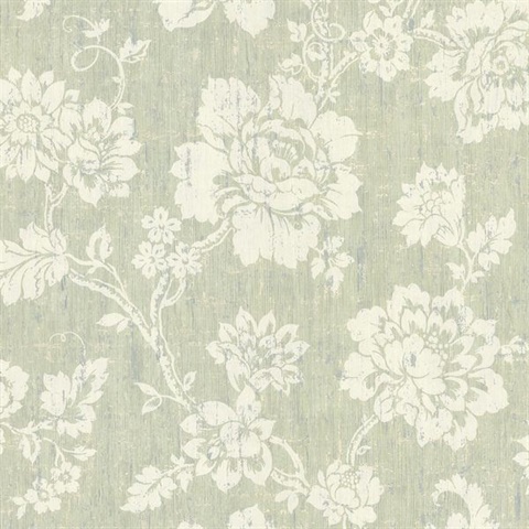 Giardina Light Green Floral Trail