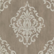 Massa  Pewter Large Ornate Damask