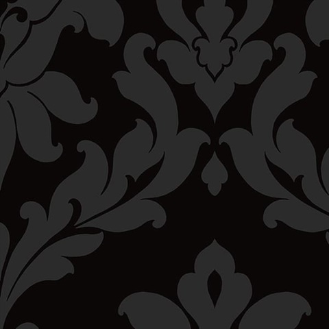 Black & White Damask