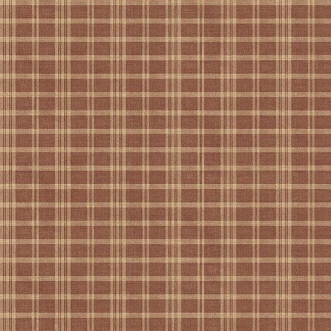 Prairie Dark Red Gingham