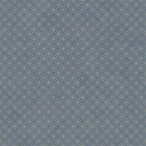 Loopy Hoops Blue Geometric