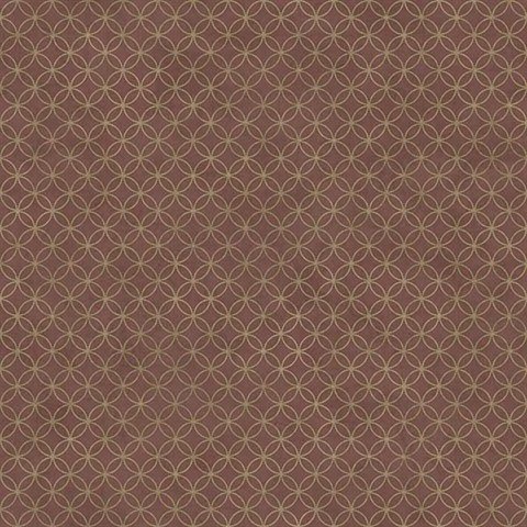 Loopy Hoops Burgundy Geometric