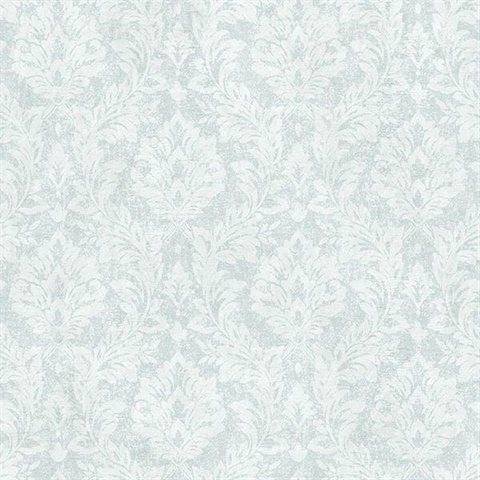 Cottage Blue Damask