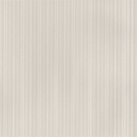 Thin Vertical Silk Stripe Beige Wallpaper