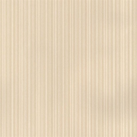 Thin Vertical Silk Stripe Cream Wallpaper