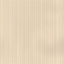 Thin Vertical Silk Stripe Cream Wallpaper