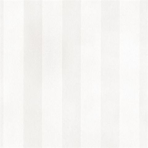 Matte & Pearlescent Shiny Stripe Pearl White Wallpaper