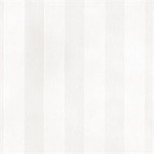 Patton Norwall Matte & Pearlescent Shiny Stripe Pearl White Wallpaper