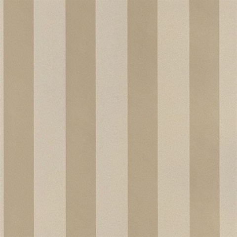 Patton Norwall Matte & Pearlescent Shiny Stripe Gold Wallpaper
