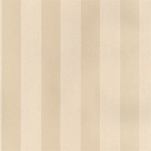 Matte & Pearlescent Shiny Stripe Cream Wallpaper