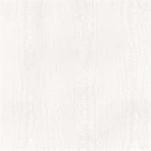 Moire Wood Pattern Pearl White Wallpaper