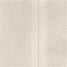 Wide Moire Wood Pattern Stripe Beige Wallpaper