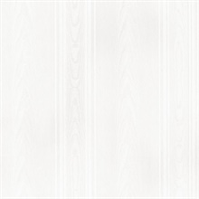 Medium Moire Wood Pattern Stripe Pearl White Wallpaper
