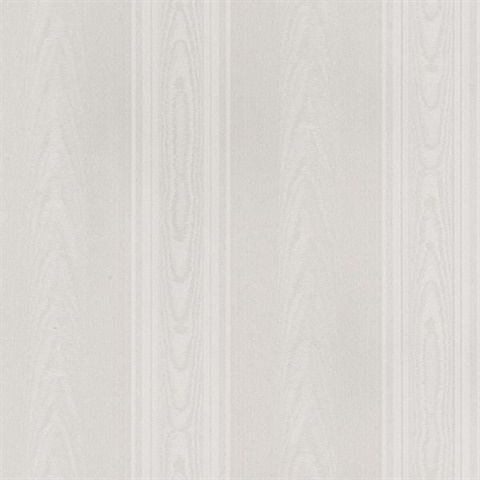 Medium Moire Wood Pattern Stripe Grey Wallpaper