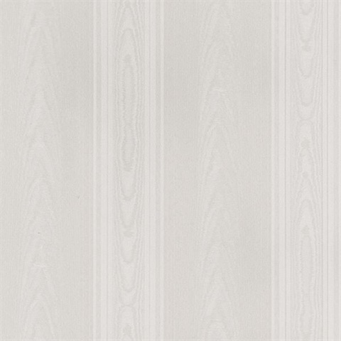 Medium Moire Wood Pattern Stripe Grey Wallpaper