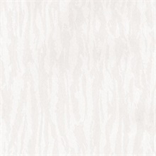 Abstract Zebra Stripe Pearl White Wallpaper