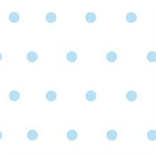 Kenley Aqua Polka Dots