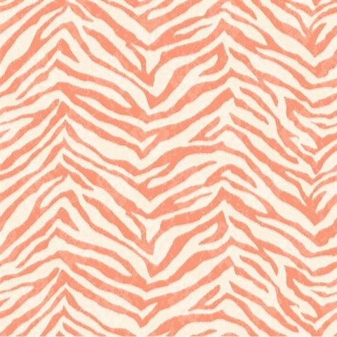 Mia Orange Faux Zebra Stripes