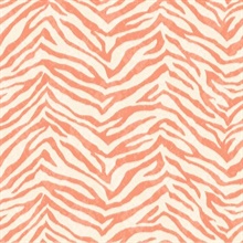 Mia Orange Faux Zebra Stripes