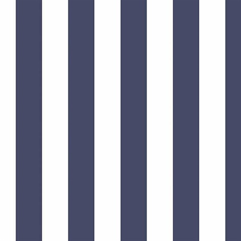 Classic Blue & White Striped Wallpaper // $16.99/Roll