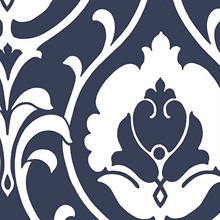 Blue Heirloom Damask