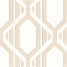 Beige Geometric Stripe