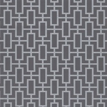 Charcoal & Silver Geometric Links