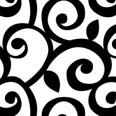 Black & White Classic Scroll