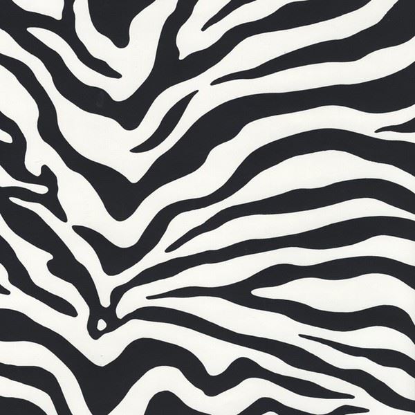 Classic Black and White Zebra Wallpaper | KD1798