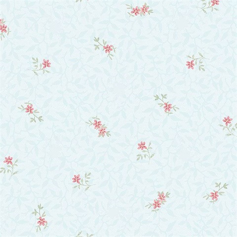 Flowers w/Blue Vine