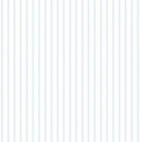 Nautical Kitchen Stripes Baby Blue