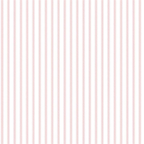 Nautical Kitchen Stripes Pale Pink