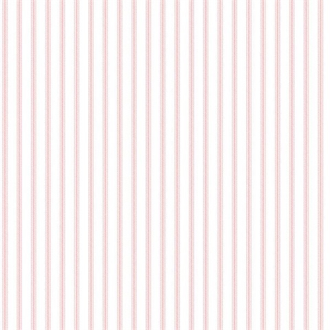 Nautical Kitchen Stripes Pale Pink
