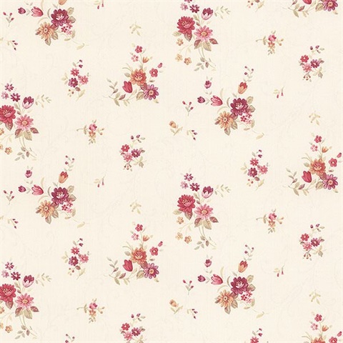 Scroll Vine Red