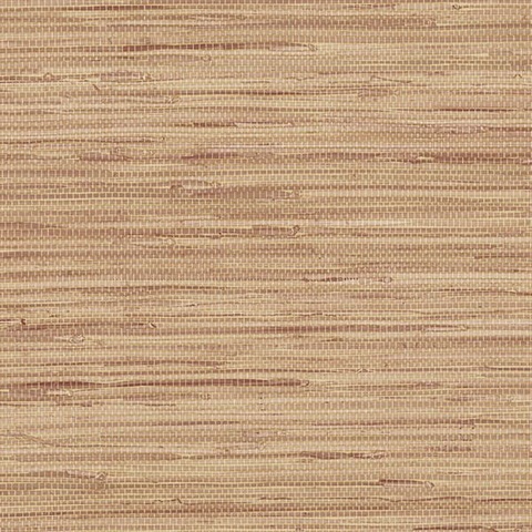 Red & Brown Tan Faux Grasscloth Wallpaper