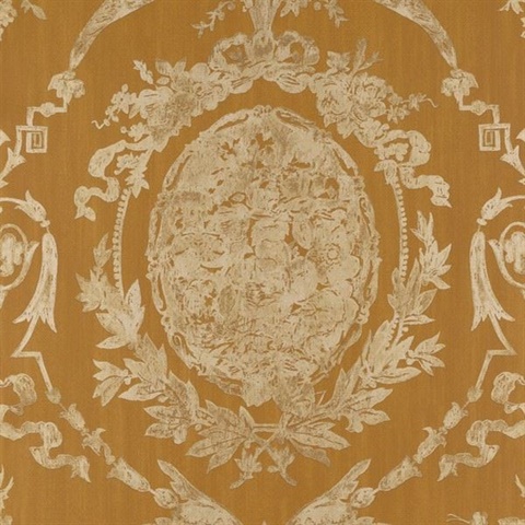 Abbeywood Damask Antique Gold